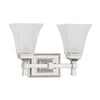 Hudson Valley Lighting Kirkland Polished Nickel 15W X 15L X 9.75H Wall Sconce