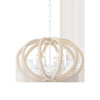 Hudson Valley Lighting Lewiston White Plaster 24.5W X 24.5L X 16.5H Chandelier