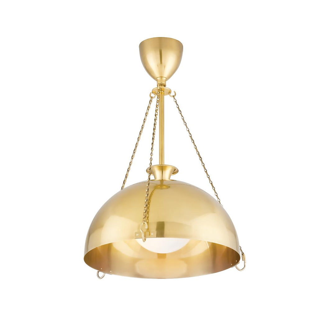 Hudson Valley Lighting Levette Aged Brass 18W x 18L x 11.5H Pendant