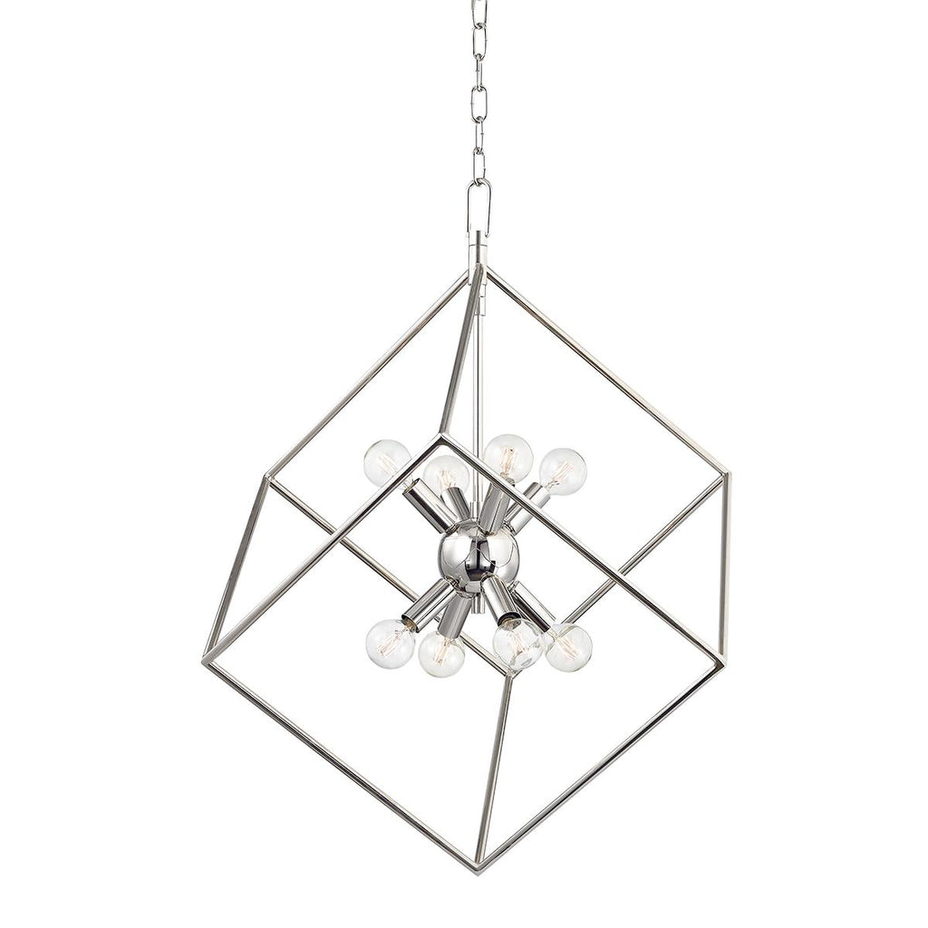 Hudson Valley Lighting Roundout Polished Nickel 23W x 23L x 27.5H Pendant