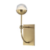 Hudson Valley Lighting Boca Aged Brass 4.5W X 4.5L X 13.25H Wall Sconce