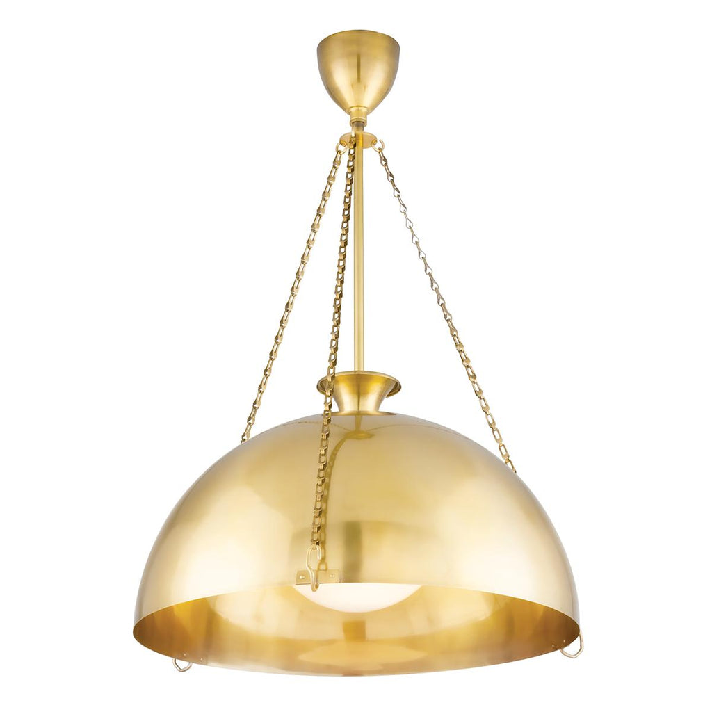 Hudson Valley Lighting Levette Aged Brass 26W x 26L x 16.5H Pendant