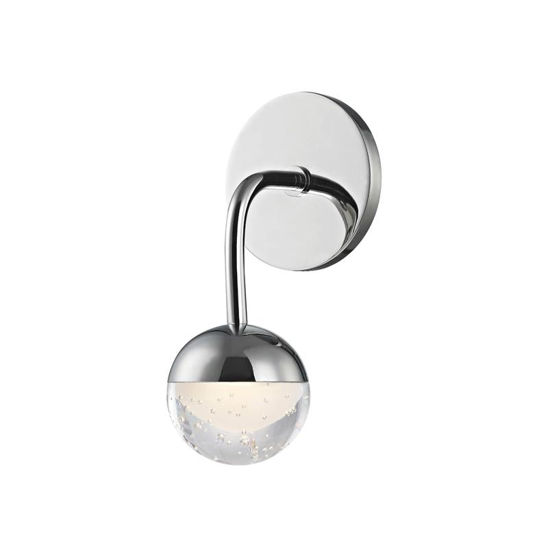 Hudson Valley Lighting Boca Polished Chrome 4.75W x 4.75L x 9.5H Wall Sconce