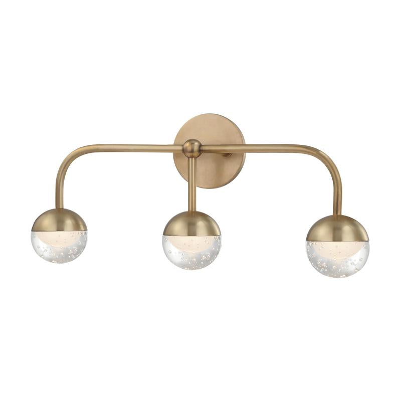 Hudson Valley Lighting Boca Aged Brass 20.75W x 20.75L x 9.5H Wall Sconce