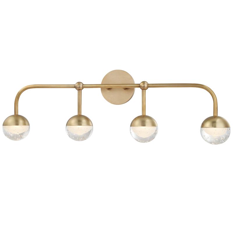 Hudson Valley Lighting Boca Aged Brass 29.5W x 29.5L x 9.5H Wall Sconce