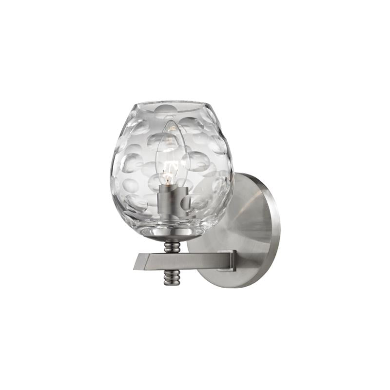 Hudson Valley Lighting Burns Satin Nickel 4.75W x 4.75L x 7.25H Wall Sconce