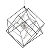 Hudson Valley Lighting Roundout Polished Nickel/Black 42W X 42L X 55.5H Chandelier