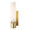 Hudson Valley Lighting Argon Aged Brass 4.25W X 4.25L X 15.25H Wall Sconce