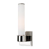 Hudson Valley Lighting Mill Valley Polished Nickel 4.5W X 4.5L X 12.25H Wall Sconce