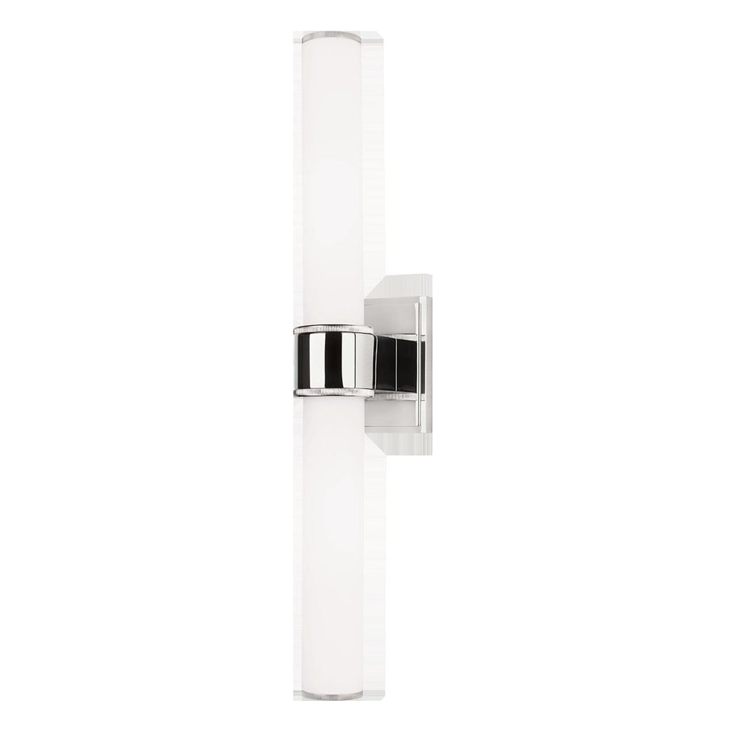 Hudson Valley Lighting Mill Valley Polished Nickel 4.5W x 4.5L x 20H Wall Sconce