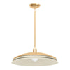 Hudson Valley Lighting Oneida Vintage Gold Leaf/Soft Sand 23.5W X 23.5L X 8H Pendant