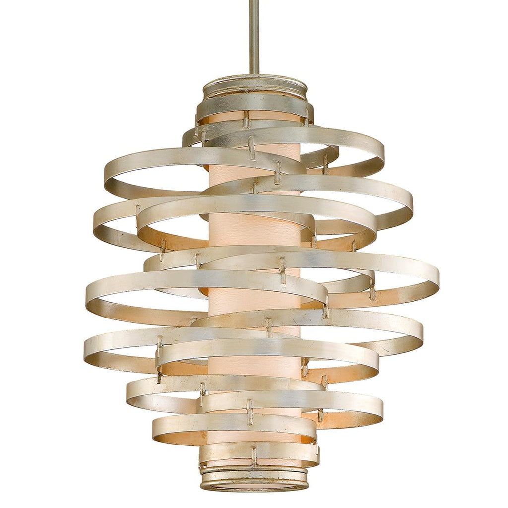 Corbett Lighting Vertigo MODERN SILVER LEAF 23W x 23L x 23.75H Chandelier