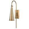 Hudson Valley Lighting Alva Aged Brass 4.25W X 4.25L X 20.75H Wall Sconce