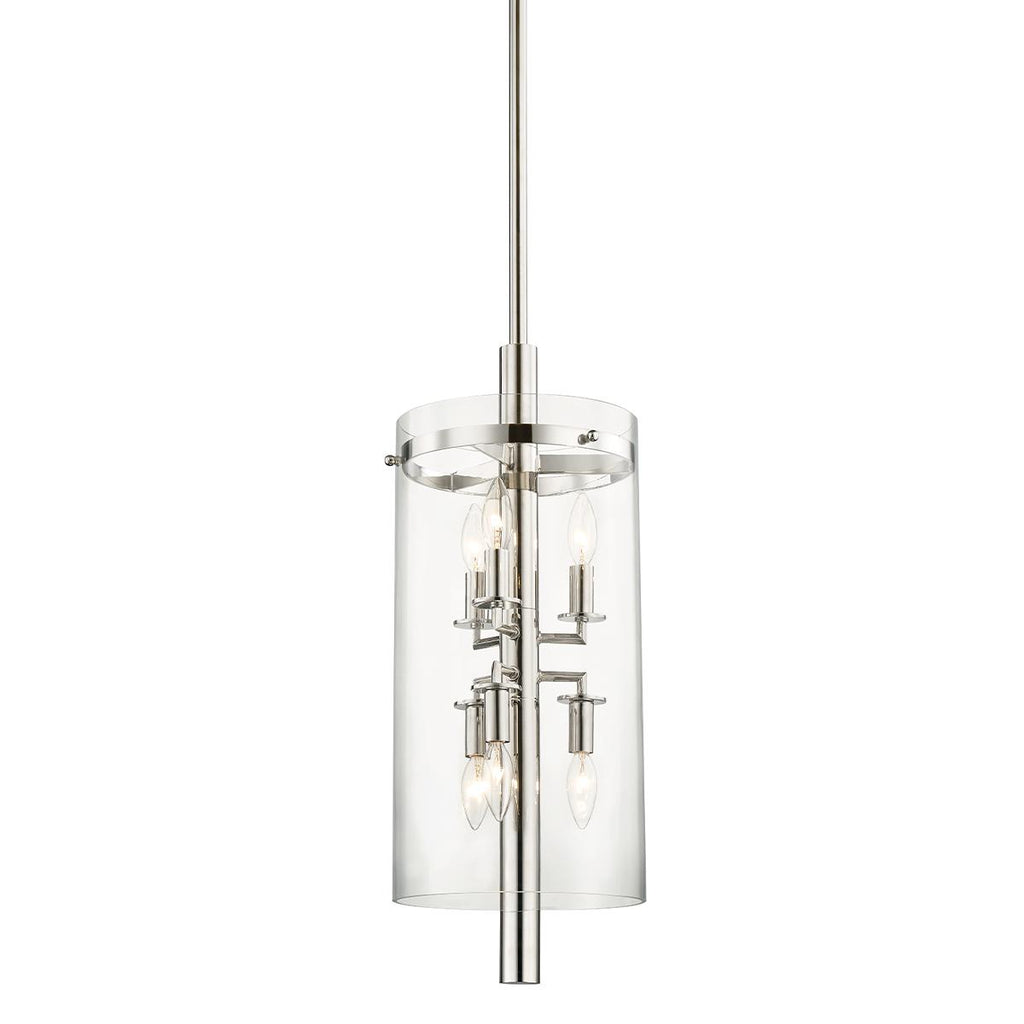 Hudson Valley Lighting Baxter Polished Nickel 10W x 10L x 25.75H Pendant