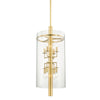 Hudson Valley Lighting Baxter Aged Brass 15W X 15L X 34H Pendant