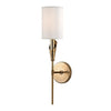 Hudson Valley Lighting Tate Aged Brass 4.75W X 4.75L X 19.75H Wall Sconce