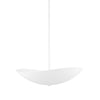 Hudson Valley Lighting Fabius White Plaster 24W X 24L X 5.25H Pendant