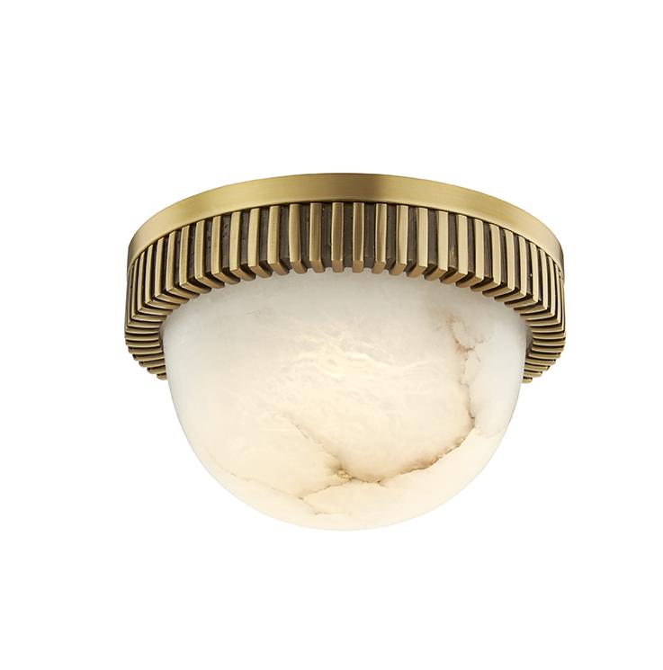 Hudson Valley Lighting Ainsley Aged Brass 5W x 5L x 3.25H Flush Mount