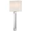 Hudson Valley Lighting Larissa Polished Nickel 9W X 9L X 21.5H Wall Sconce