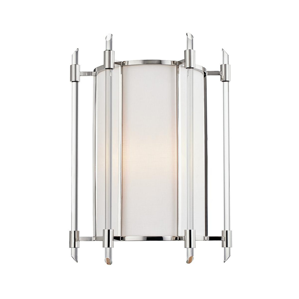 Hudson Valley Lighting Delancey Polished Nickel 11W x 11L x 15H Wall Sconce