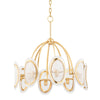 Hudson Valley Lighting Danes Vintage Gold Leaf 26W X 26L X 27H Chandelier