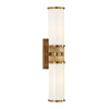 Hudson Valley Lighting Harper Aged Brass 5.25W X 5.25L X 21H Wall Sconce