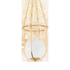 Hudson Valley Lighting Verbank Vintage Gold Leaf 13.75W X 13.75L X 17.25H Pendant