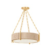 Hudson Valley Lighting Quebec Gold Leaf 22W X 22L X 6.25H Chandelier