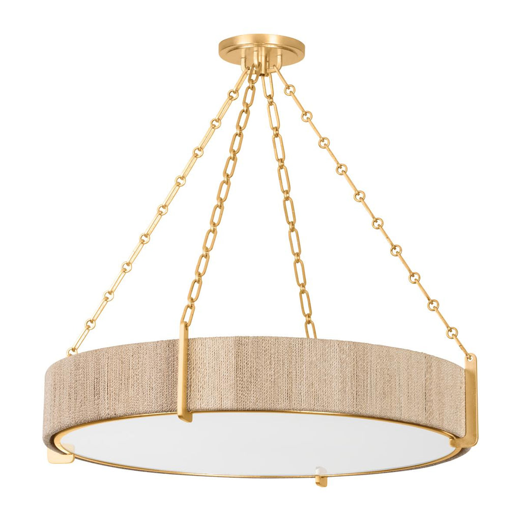 Hudson Valley Lighting QUEBEC Gold Leaf 30.75W x 30.75L x 6.25H Chandelier