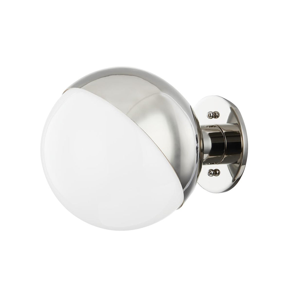 Hudson Valley Lighting Bodie Polished Nickel 7.75W x 7.75L x 7.75H Wall Sconce