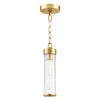 Hudson Valley Lighting Soriano Aged Brass 3.5W X 3.5L X 13.75H Pendant