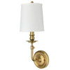 Hudson Valley Lighting Logan Aged Brass 6.25W X 6.25L X 18H Wall Sconce