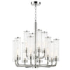 Hudson Valley Lighting Soriano Polished Nickel 26.5W X 26.5L X 27H Chandelier