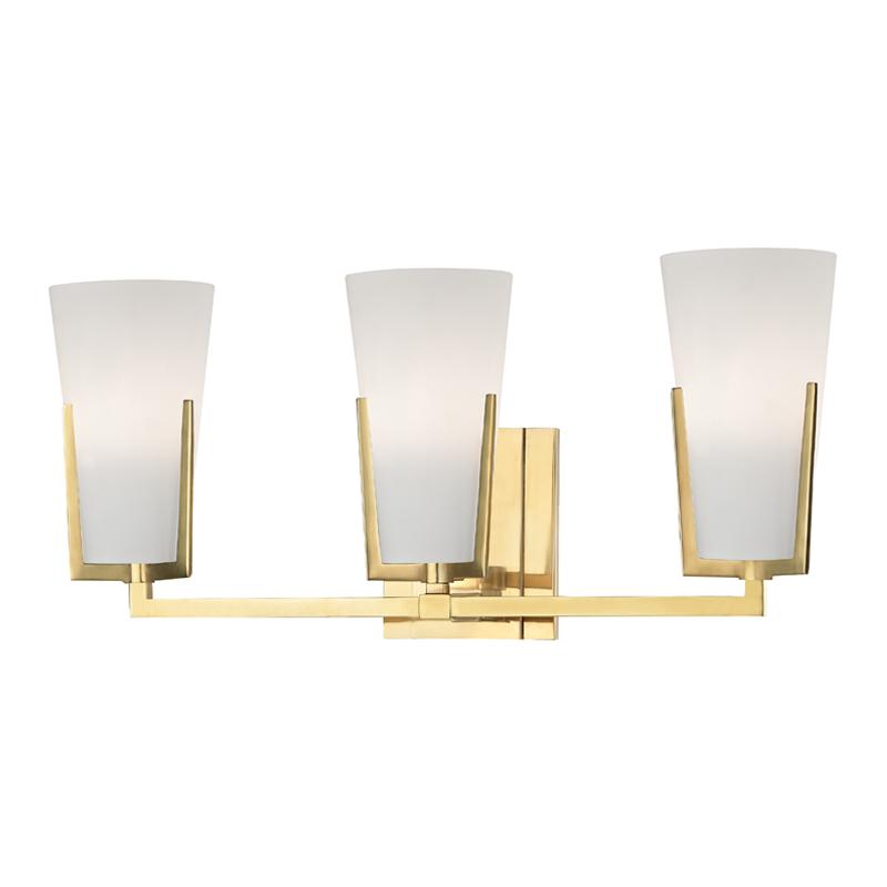 Hudson Valley Lighting Upton Aged Brass 19W x 8.5H Wall Sconce