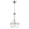 Hudson Valley Lighting Hagen Polished Nickel 10.75W X 10.75L X 23H Pendant