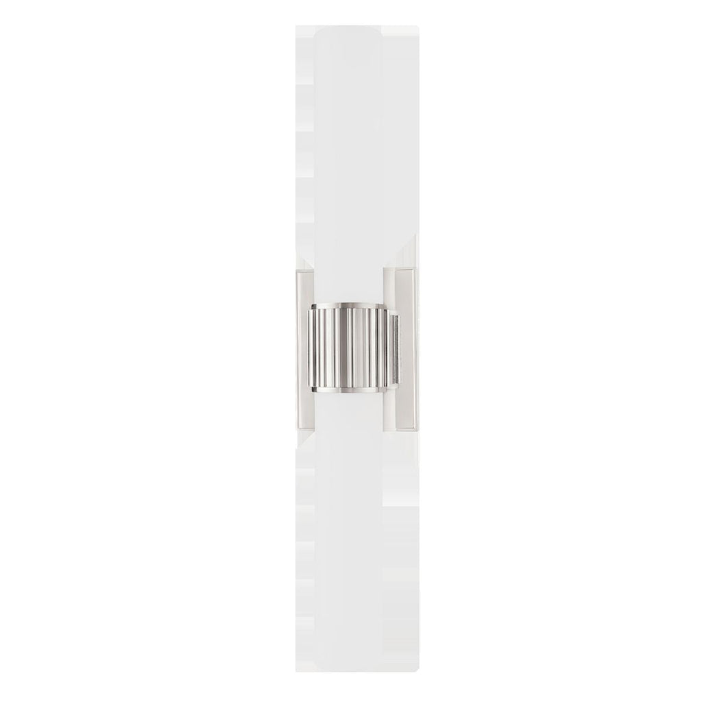 Hudson Valley Lighting Fulton Polished Nickel 4.75W x 4.75L x 20.5H Wall Sconce