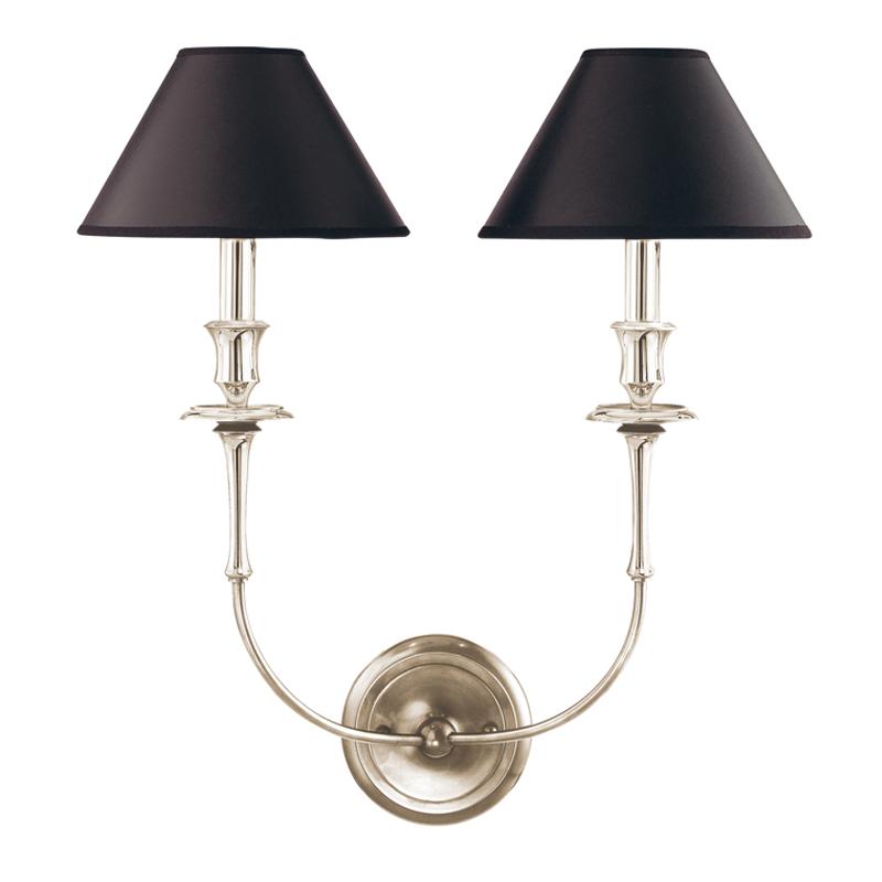 Hudson Valley Lighting Jasper Polished Nickel 18W x 18L x 19.5H Wall Sconce