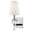 Hudson Valley Lighting Luna Polished Nickel 5.5W X 5.5L X 14H Wall Sconce