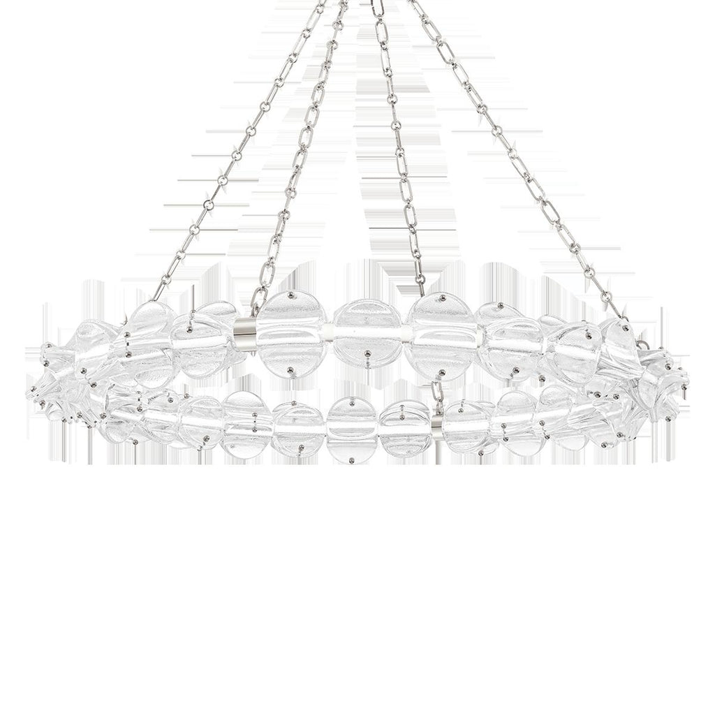 Hudson Valley Lighting Lindley Polished Nickel 40W x 40L x 4.62H Chandelier