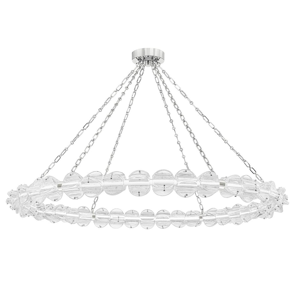 Hudson Valley Lighting Lindley Polished Nickel 54.5W x 54.5L x 4.62H Chandelier