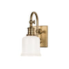 Hudson Valley Lighting Keswick Aged Brass 5W X 5L X 11H Wall Sconce