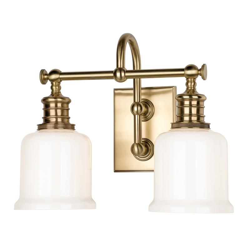 Hudson Valley Lighting Keswick Aged Brass 13.5W x 13.5L x 11H Wall Sconce