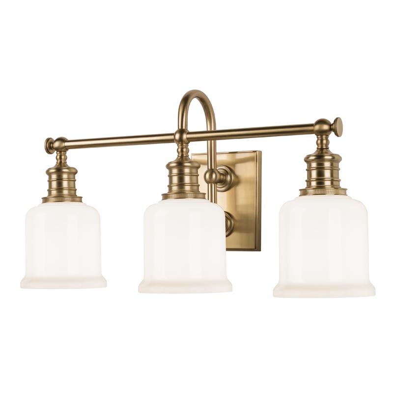 Hudson Valley Lighting Keswick Aged Brass 21W x 21L x 11H Wall Sconce