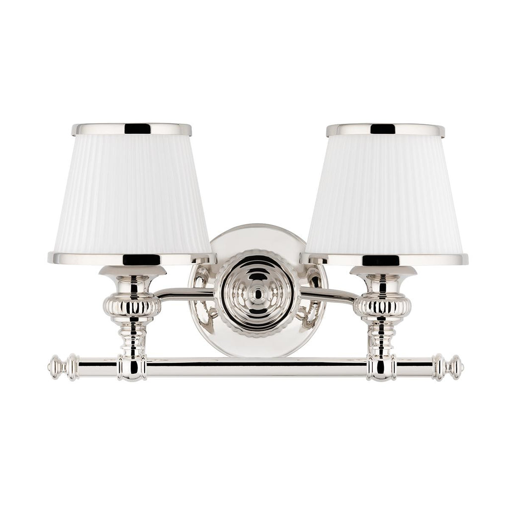 Hudson Valley Lighting Milton Polished Nickel 15.5W x 15.5L x 9H Wall Sconce