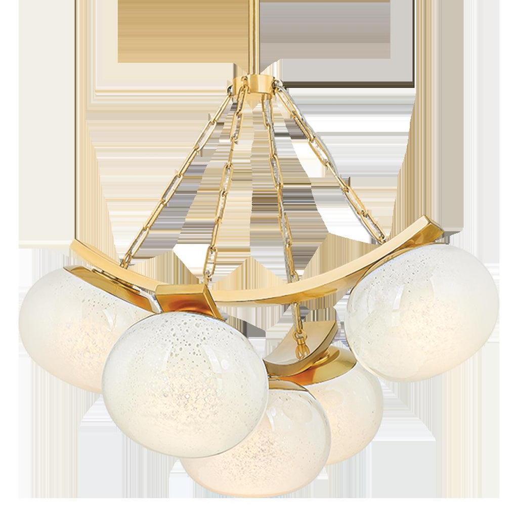 Hudson Valley Lighting DUXBURY AGED BRASS 31.75W x 31.75L x 26.75H Chandelier