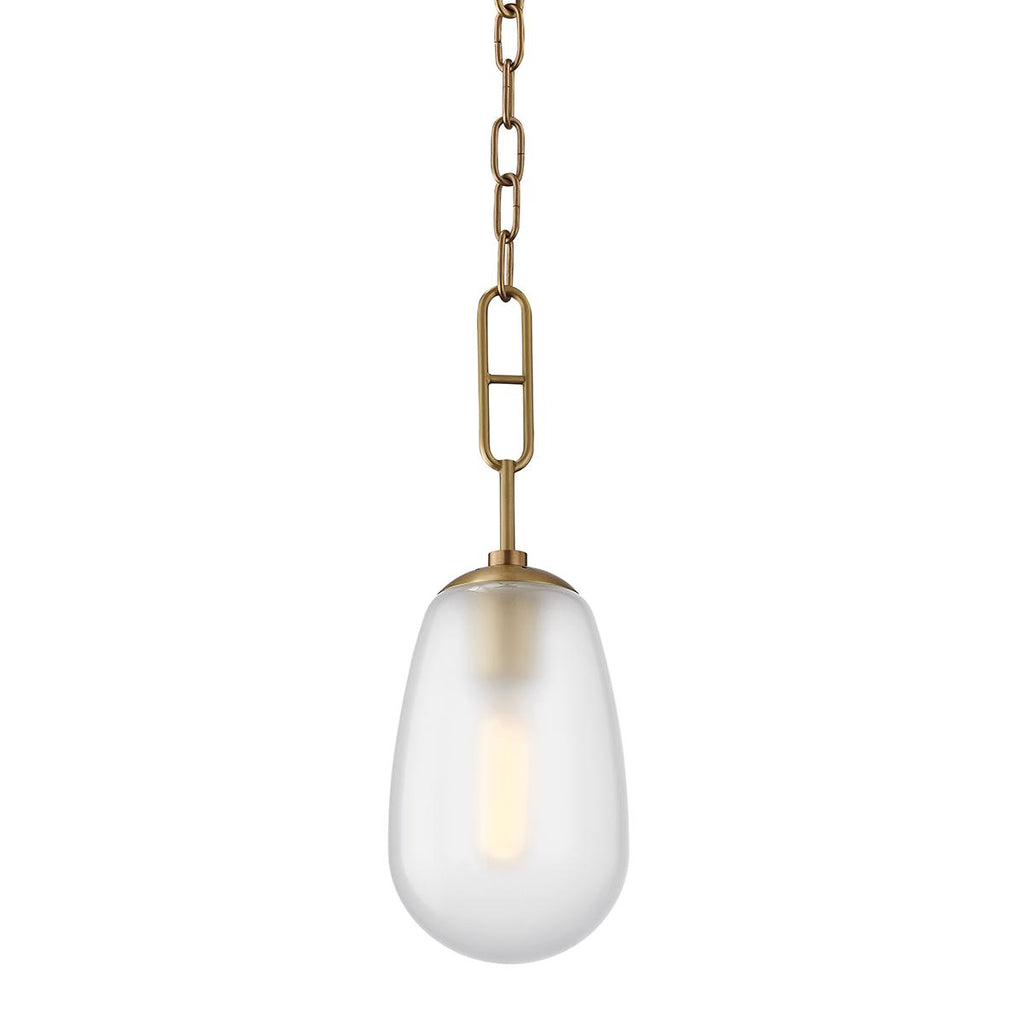 Hudson Valley Lighting Bruckner Aged Brass 6W x 6L x 16.5H Pendant