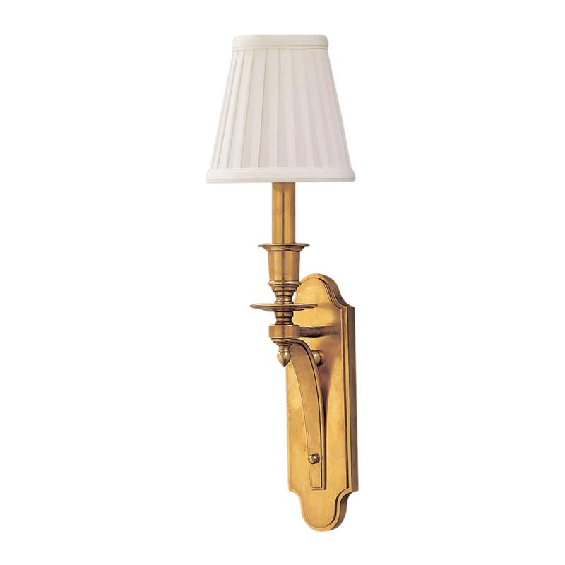 Hudson Valley Lighting Beekman Aged Brass 5W x 5L x 17.25H Wall Sconce