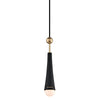 Hudson Valley Lighting Tupelo Aged Brass 2.5W X 2.5L X 13.5H Pendant