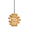 Corbett Lighting Vertigo Gold Leaf 9.5W X 9.5L X 9.25H Pendant