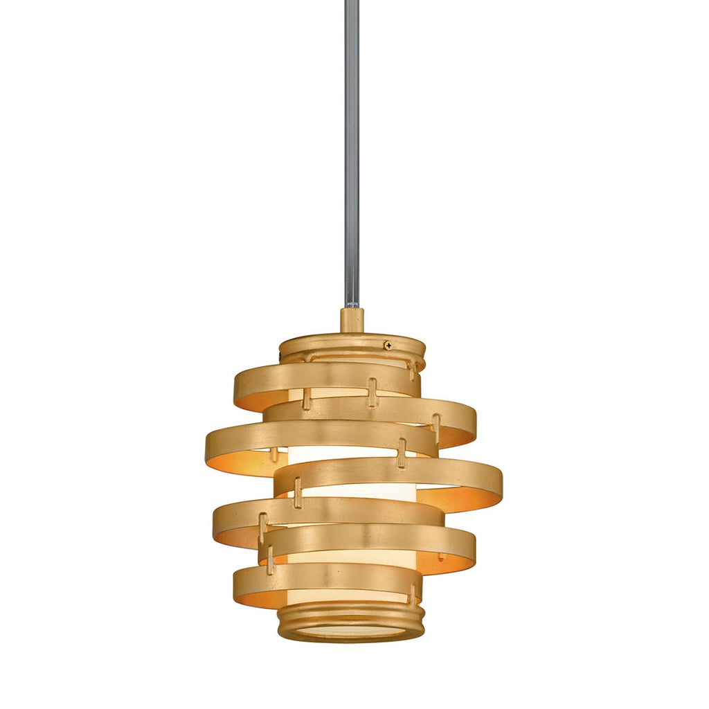 Corbett Lighting Vertigo Gold Leaf 9.5W x 9.5L x 9.25H Pendant